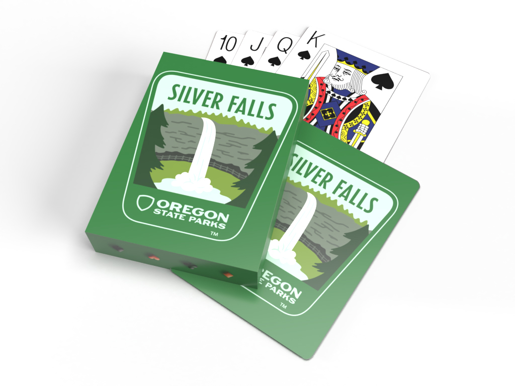 Playing Cards - Silver Falls State Park-OSP-CARDDECK-SFSP